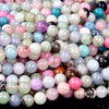 Multi Color Jade Gemstone Round 8MM Loose Beads (D509)