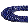 Lapis Blue Jade Gemstone Facetecd Round 6MM Loose Beads (D630)