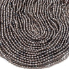Natural Ice Obsidian Gemstone Grade AAA 4MM Micro Faceted Round Loose Beads 15 inch Full Strand (80018260-P100)