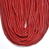 Coral Red Jade Gemstone Heshi Rondelle Slice 4X2MM Loose Beads 14.5 inch Full Strand (80019478-P106)