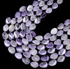 Natural Lavender Amethyst Gemstone Twist Oval 16X12MM 18X13MM 24X18MM Loose Beads (D422)