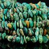 Natural Turquoise Gemstone Pebble Nugget Chip 11-8MM 15-10MM 17-12MM Loose Beads (D661)