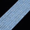 Light Blue Lava Gemstone Square Cube 4MM 6MM Loose Beads (D647)