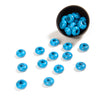 Turquoise Gemstone Large Hole Beads Rondelle Donut 14MM BULK LOT 2,6,12,24,50 Beads (80021206-S62)