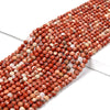 Natural Brecciated Jasper Gemstone Grade AA 4MM Micro Faceted Round Loose Beads 15 inch Full Strand (80018252-P100)