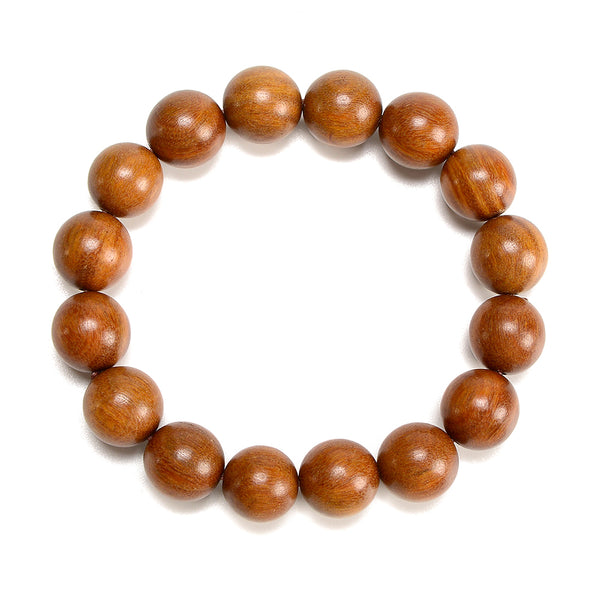 Natural Green Sandalwood Round Bracelet 6MM 8MM 10MM 12MM 7.5 inch Strand (S60)