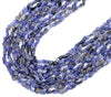 Natural Tanzanite Gemstone 6-8MM Pebble Nugget Loose Beads (D466)