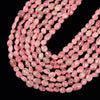 Natural Madagascar Rose Quartz Gemstone Grade AAA Pebble Nugget Granule 6-8MM 8-10MM Loose Beads (D600)