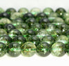6mm Crystal Quartz Gemstone Phantom Green Grade AAA Round Loose Beads 15 inch Full Strand (80006882-A227)