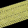 Natural Lemon Jade Gemstone Micro Faceted Oval 8X6MM Loose Beads 7.5 inch Half Strand (80021464-D717)