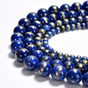 Blue Gold Mashan Jade Gemstone Round 4MM 6MM 8MM 10MM Loose Beads (D572)