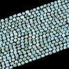 Dominican Larimar Gemstone Cube 5x5MM Loose Beads 7.5 inch Half Strand (80021406-A237)