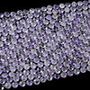 Natural Lavender Amethyst Gemstone 10MM Round Button Loose Beads (D427)
