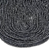 Natural Obsidian Gemstone Grade AAA 2MM Micro Faceted Round Loose Beads 15 inch Full Strand (80018168-P93)