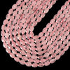 Natural Rose Quartz Gemstone Micro Faceted Oval 11X7MM Loose Beads 7.5 inch Half Strand (80021487-D718)