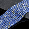 Natural Rare Sodalite Gemstone Grade AAA Rondelle Heshi Slice 4X2MM Loose Beads (P86)