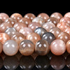Natural Sunstone Gemstone Grade A Round 5MM 6MM 7MM 8MM 9MM 10MM 11MM 12MM 13MM 14MM 15MM 16MM 17MM 18MM Loose Beads (D479 D480)