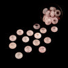 Natural Rose Quartz Gemstone Large Hole Beads Rondelle Donut 14MM BULK LOT 2,6,12,24,50 Beads (80021199-S62)