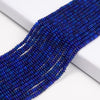 Lapis Blue Color Jade Gemstone Rondelle 4X2MM Loose Beads 14.5 inch Full Strand (80020063-D616)