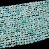 Natural Amazonite Gemstone Pebble Nugget 4-7MM 7-9MM Loose Beads (D413)