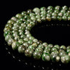 Natural Chrome Diopside Gemstone Round 7MM 8MM 9MM 10MM 11MM 12MM 13MM Loose Beads 7.5inch Half Strand (D593)