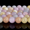 Pink Yellow Persian Jade Gemstone Round 4MM 6MM 8MM 10MM Loose Beads (D571)