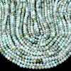 Natural Amazonite Gemstone Grade AA Micro Faceted Round 6MM Loose Beads (P99)