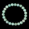 Natural Amazonite Gemstone Grade AAA Round Bracelet 8MM 7.5 inch Strand (80021376-S57)