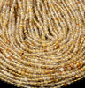 3MM Natural Golden Rutilated Quartz Gemstone Grade A Round Loose Beads 15.5 inch Full Strand (80017881-P80)