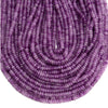 Lavender Purple Jade Gemstone Rondelle 4X2MM Loose Beads 14.5 inch Full Strand (80020058-D616)