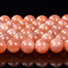 Natural Natural Sunstone Gemstone Grade AAA Round 6MM 8MM 10MM Loose Beads (D499)