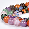 Natural Universe Galaxy Planets Stone Yoga Chakra Gemstone Round 4MM 6MM 8MM 10MM Loose Beads (D499)
