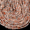 Natural Arusha Rainbow Lattice Sunstone Gemstone Grade AA Micro Faceted Round 5MM 6MM Loose Beads (P98)