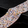 Natural Morganite Gemstone Grade AA 4MM Micro Faceted Round Loose Beads 15 inch Full Strand (80018184-P94)
