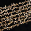 Natural Smoky Quartz Gemstone Stick Pebble Chip 9-17MM Loose Beads (D713)