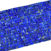Natural Lapis Lazuli Gemstone Grade AA Square Cube 7MM Loose Beads 7 inch Half Strand (80019013-D523)
