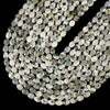 Natural Green Tree Agate Gemstone Micro Faceted Oval 8X6MM Loose Beads 7.5 inch Half Strand (80021466-D717)