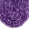 Amethyst Purple Jade Gemstone Round 6MM Loose Beads 14.5 inch Full Strand (80020212-D627)