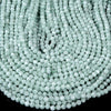 Natural Green Moonstone Gemstone Grade AAA 5MM Micro Faceted Round Loose Beads 15 inch Full Strand (80018226-P97)