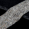 Natural Rock Quartz Gemstone Grade AAA Micro Faceted Round 3MM Loose Beads 15 inch Full Strand (80018440-P101)