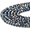 Natural Blue Pietersite Gemstone Grade AAA 3MM Micro Faceted Round Loose Beads 15 inch Full Strand (80018202-P95)
