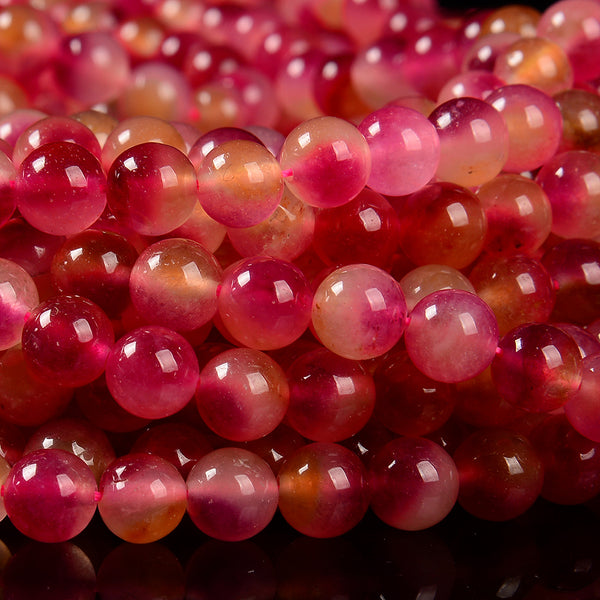 Jade Gemstone Round 8MM Loose Beads 14.5 inch Full Strand (80020114-D620)