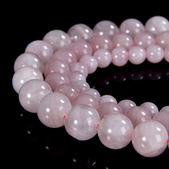 Natural Madagascar Rose Quartz Gemstone Round 6MM 8MM 10MM Loose Beads (D546)