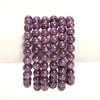 Natural Purple Lepidolite Gemstone Grade AAA Round Bracelet 6MM 8MM 7.5 inch Strand (S56)