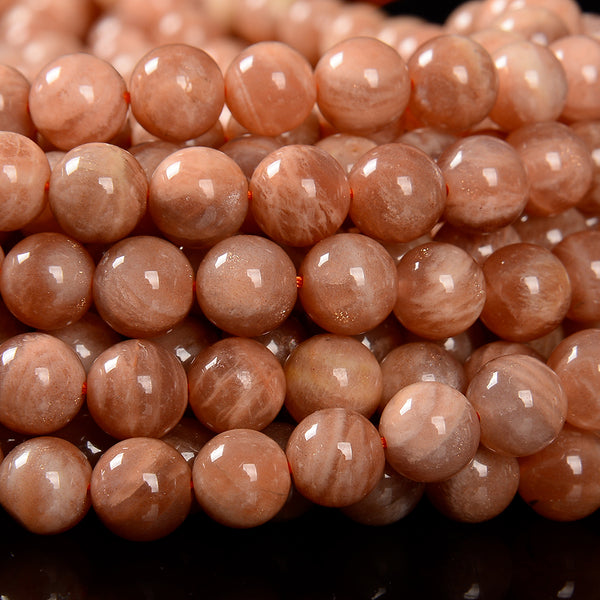 Natural Sunstone Gemstone Grade AA Round 6MM 8MM 10MM Loose Beads (D601)