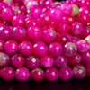Pink Green Jade Gemstone Facetecd Round 8MM Loose Beads (D632)