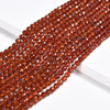 Natural Hessonite Garnet Gemstone Grade AA Micro Faceted Round 4MM Loose Beads (P114)