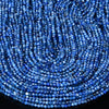 Natural Kyanite Gemstone Grade AAA Micro Faceted Round 2MM 3MM 4MM Loose Beads 15 inch Full Strand (P101)