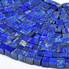 Natural Lapis Lazuli Gemstone Grade AA Square Cube 6-7MM Loose Beads 7 inch Half Strand (80019012-D523)