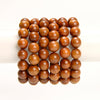 Natural Green Sandalwood Round Bracelet 6MM 8MM 10MM 12MM 7.5 inch Strand (S60)